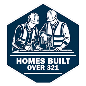 Homes Built Over 321 badge